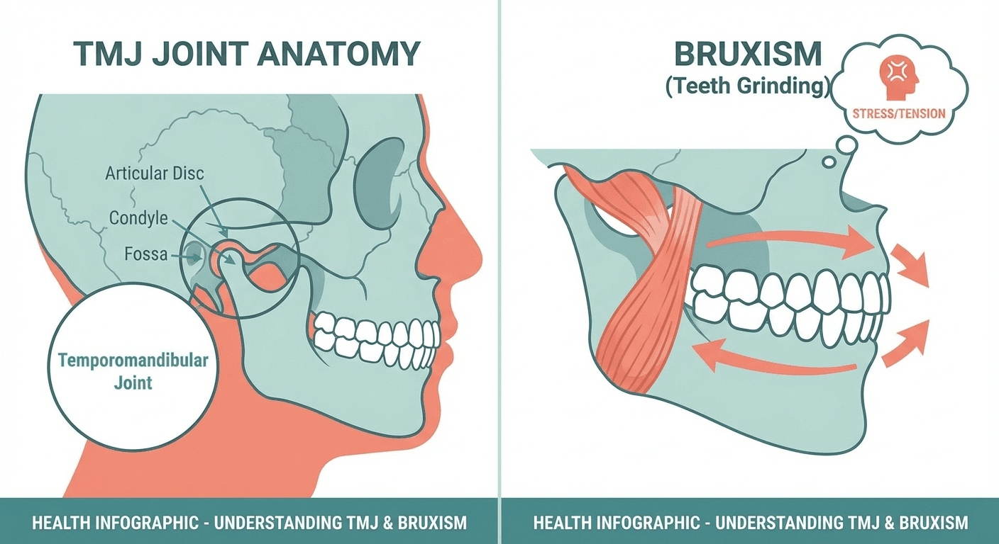 TMJ vs Bruxism: Key Differences and Treatment (2026)