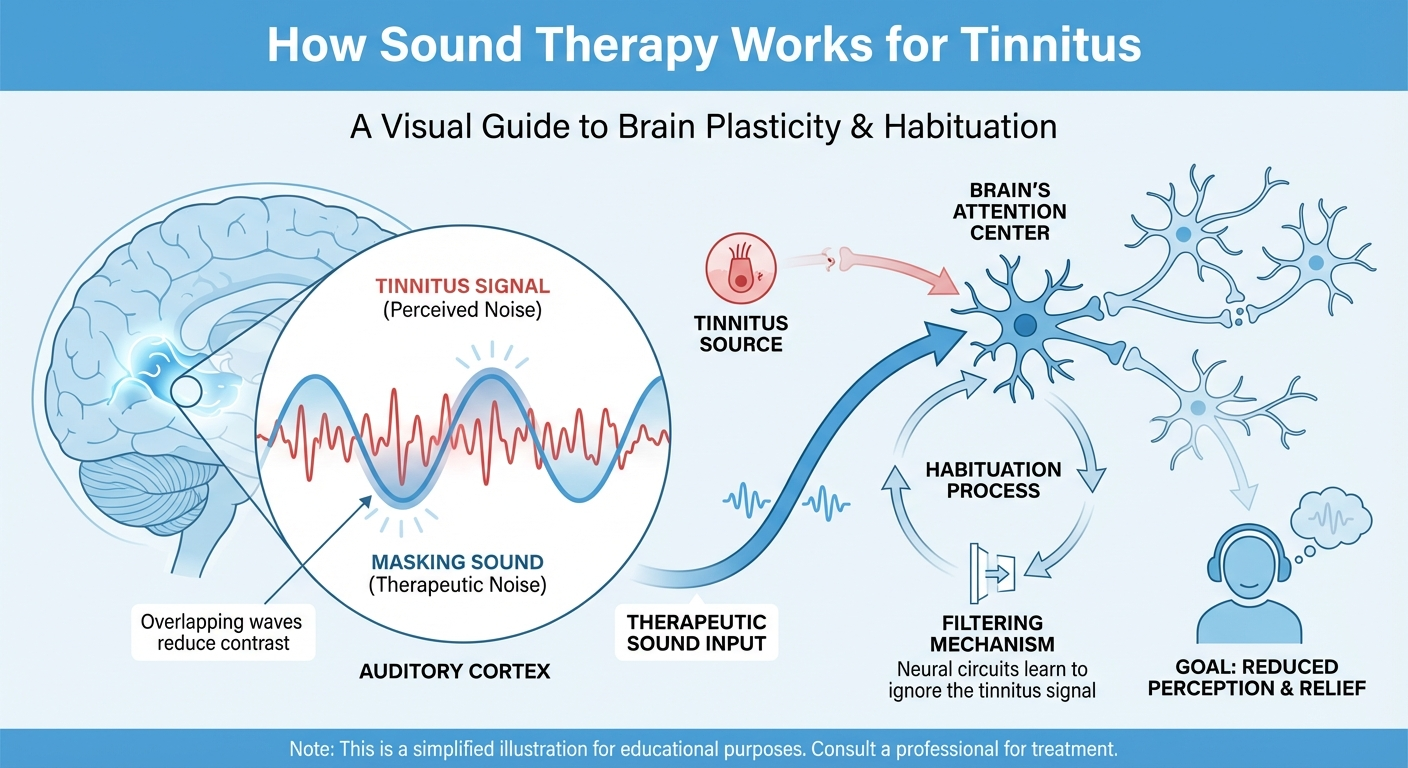 Medical infographic: Infographic showing the anatomical relationship between the TMJ (tempo